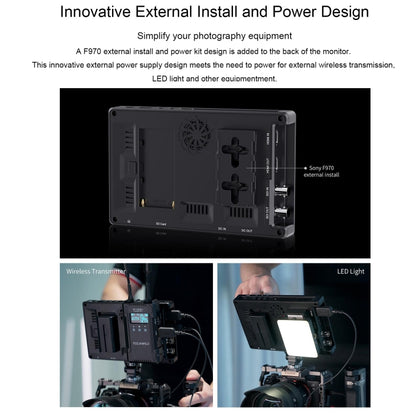 FEELWORLD SH7 7-inch Ultra Bright 2200nit On-camera Monitor SDI HDMI Cross Conversion