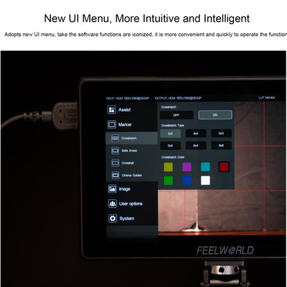 FEELWORLD SH7 7-inch Ultra Bright 2200nit On-camera Monitor SDI HDMI Cross Conversion