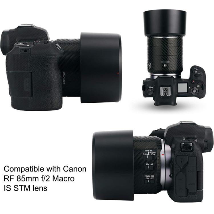 ET-77 Lens Hood Shade for Canon RF 85mm f/2 Macro IS STM Lens, ET-77