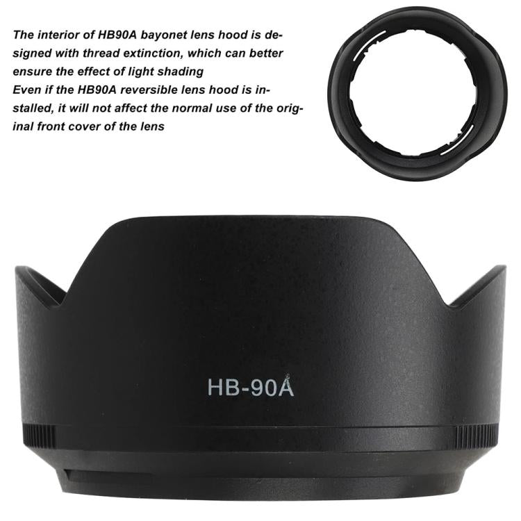 HB-90A Lens Hood Shade for Nikon Z DX 50-250mm f4.5-6.3 VR lens., HB-90A