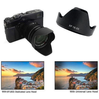 XF 18-55 Lens Hood Shade for FUJIFILM XF 18-55mm f2.8-4 R OIS / XF 14MM F2.8 lens, XF 18-55