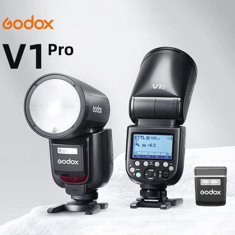 Godox V1Pro TTL Li-ion Round Head Camera Flash Light