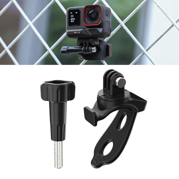 Sunnylife Action Camera Flexible Mount 360 Strap Wrap Band Mount Bike Tube Clip Holder