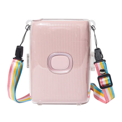 For FUJIFILM Instax mini Link 2 Crystal Hard Case Camera Bag with Shoulder Strap, For FUJIFILM Instax mini Link 2