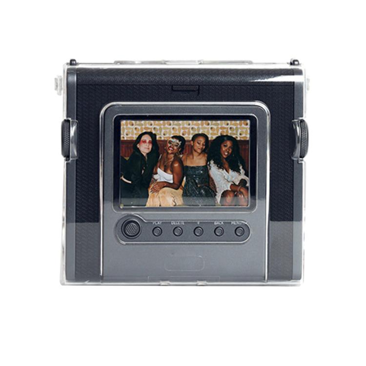 For FUJIFILM Instax WIDE EVO Protective Crystal Shell Case with Strap, For FUJIFILM instax WIDE Evo