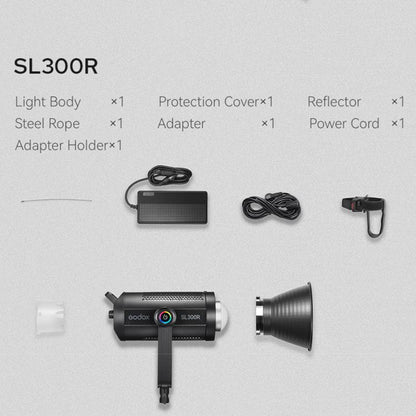 Godox SL300R RGB LED Video Light 310W CRI/TLCI 97+ COB Monolight Bowens Mount Studio Photo Light, SL300R