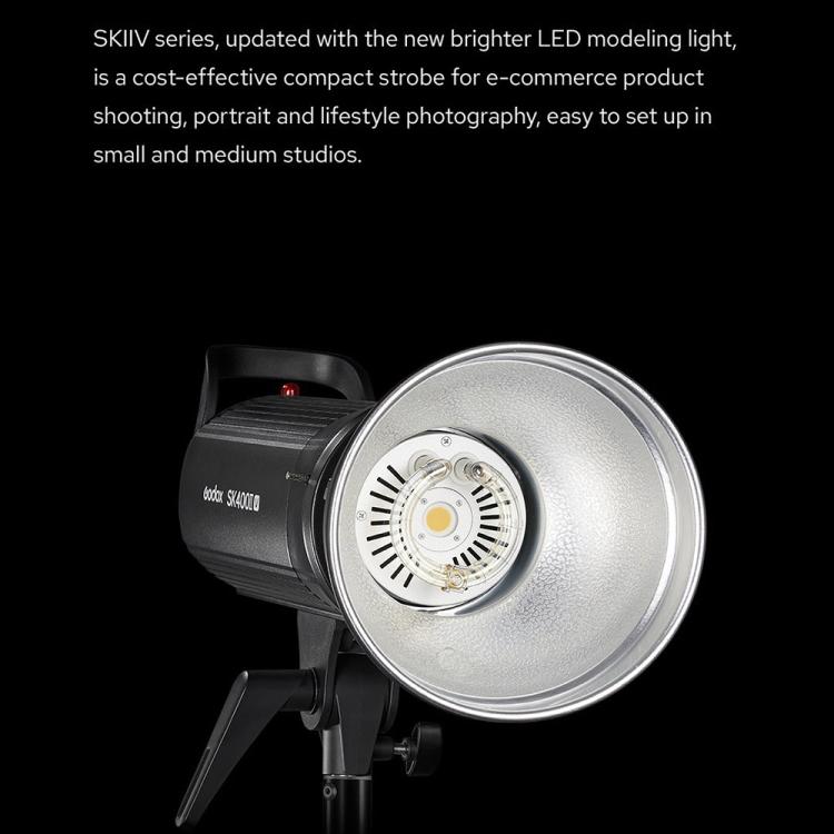 Godox SK300II-V Studio Flash Photo Light 300Ws Bowens Mount Monolight Light, SK300II-V