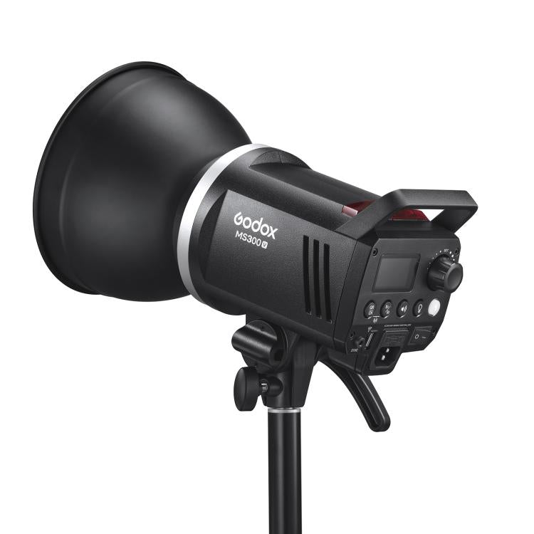 Godox MS300-V Studio Flash Light 300Ws Bowens Mount Strobe Light with Lamp Cover, MS300-V