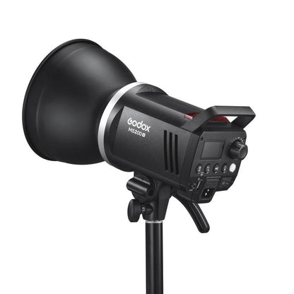 Godox MS200-V Studio Flash Light 200Ws Bowens Mount Strobe Light with Lamp Cover, MS200-V