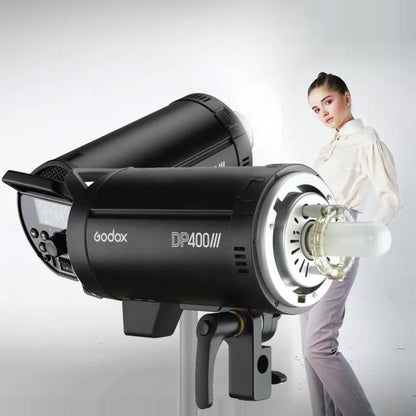 Godox DP400III Studio Flash Photo Light 400Ws 2.4G Wireless X System Bowens Mount Strobe Light, No Lamp Cover, DP400III