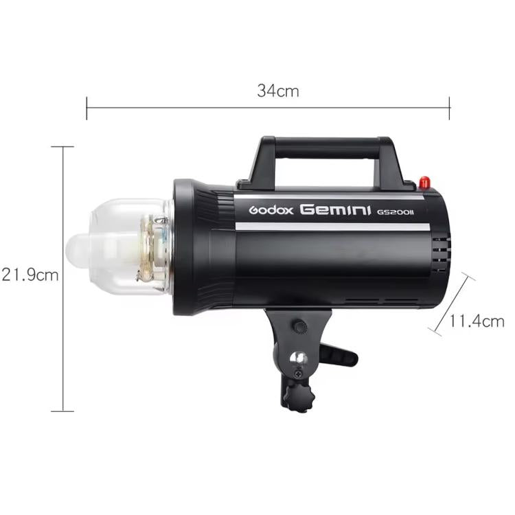 Godox Gemini GS200II Studio Flash Light 200Ws Bowens Mount Strobe Flash, Gemini GS200II
