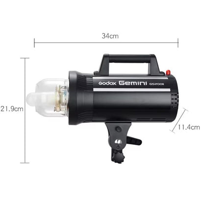 Godox Gemini GS200II Studio Flash Light 200Ws Bowens Mount Strobe Flash, Gemini GS200II