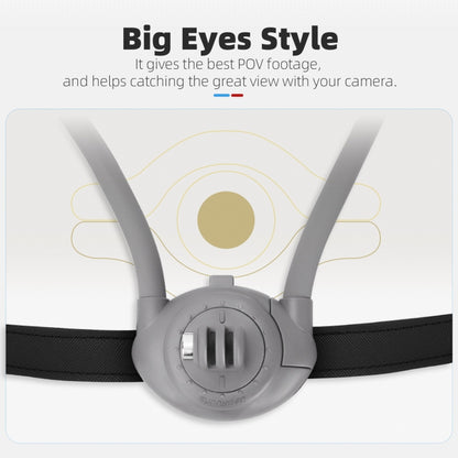 Sunnylife POV Neck Mount Hand Free Video Vlog Neck Selfie Holder with Body Strap, ZJ847