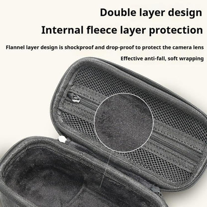 For Insta360 X4 / X5 Body Carrying Case Portable Storage Bag, Size: 16 x 8.1 x 6.6cm, 16 x 8.1 x 6.6cm