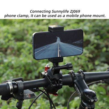 Sunnylife Sports Camera Universal Bicycle Clamp 360 Rotation 19-35mm Clip for DJI Action / Insta360 / GoPro, For DJI Action / Insta360 / GoPro