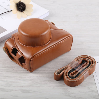 Full Body Camera PU Leather Case Bag with Strap for Fujifilm X100F, For FUJI X100F