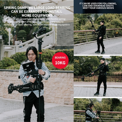 YELANGU B400 Three-axis Shock-absorbing Arm Vest Stabilizing Camera Support System Easy Rig, B400