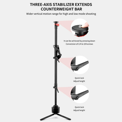 YELANGU B400 Three-axis Shock-absorbing Arm Vest Stabilizing Camera Support System Easy Rig, B400