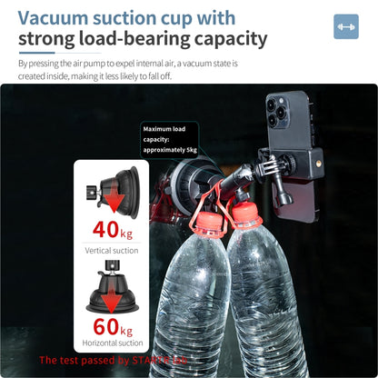 STARTRC Suction Cup Holder Bracket with Phone Clamp, Suction Cup with Phone Clamp