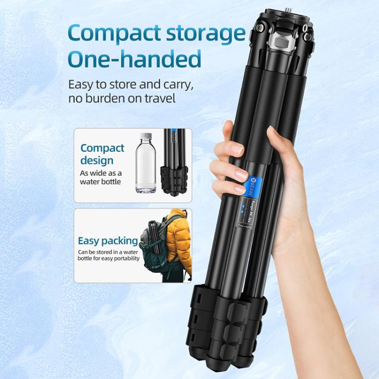 BEXIN RK264 Portable Collapsible Aluminum Alloy Camera Tripod, RK264
