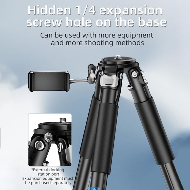 BEXIN RK264 Portable Collapsible Aluminum Alloy Camera Tripod, RK264