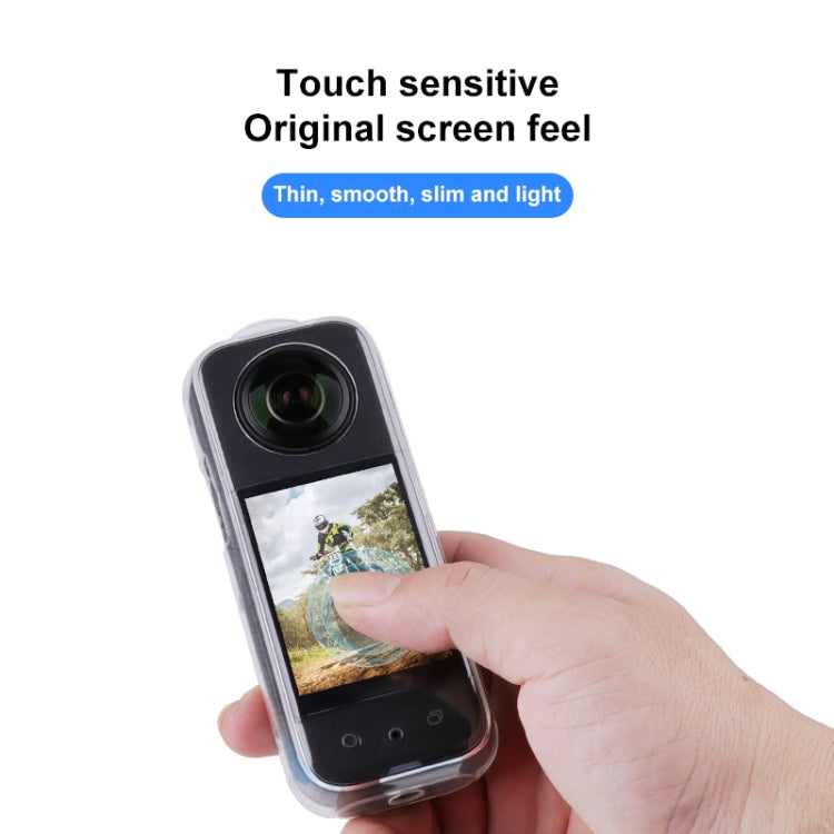 For Insta360 X3 Hollow Clear TPU Protective Case, Hollow Case