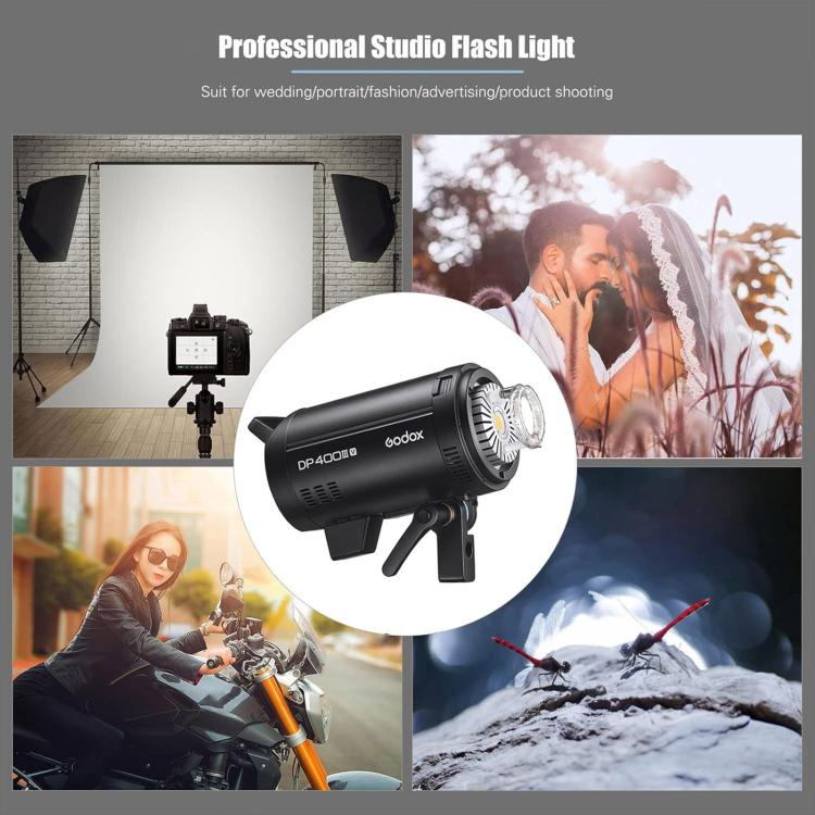 Godox DP1000III-V Studio Flash Photo Light 1000Ws 2.4G Wireless X System Bowens Mount Light, DP1000III-V