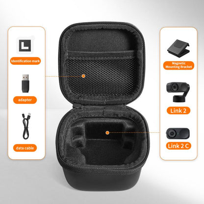 For Insta360 Link 2 / 2C / 2 Pro STARTRC Mini Portable Body Diamond Texture PU Storage Bag, For Insta360 Link 2