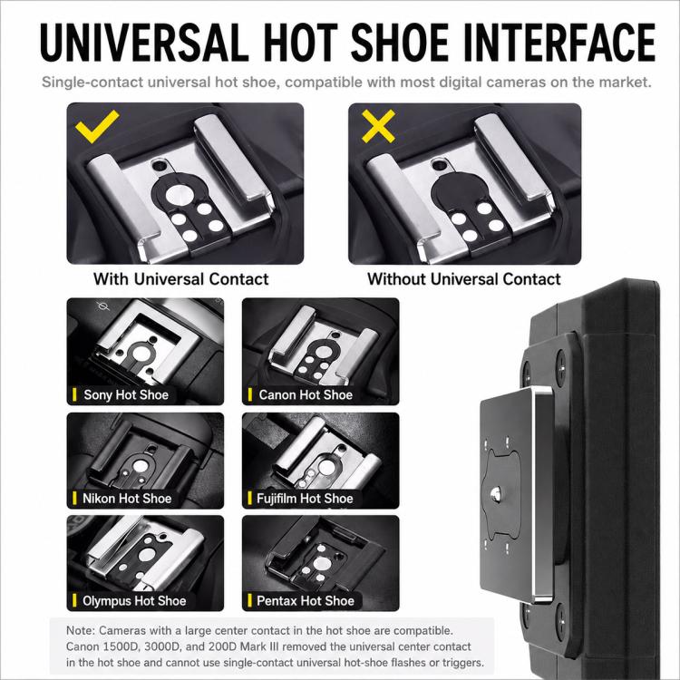 Desiontal F02 Desiontal F02 Mini On-Camera Flash Light Speedlite for Mirrorless Cameras, F02(Black), F02 (White)