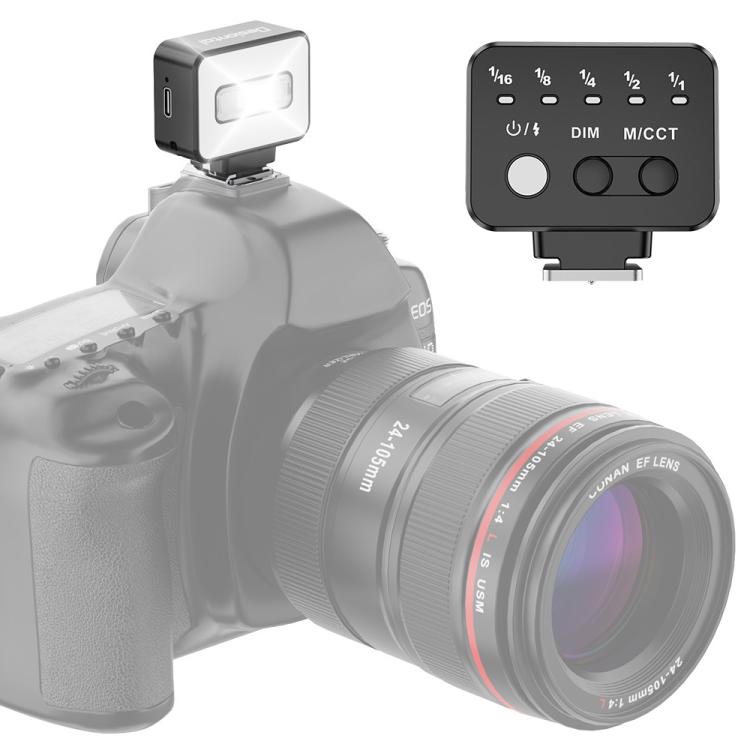 Desiontal F03 Mini On-Camera Flash Light Speedlite for Mirrorless Cameras, F03