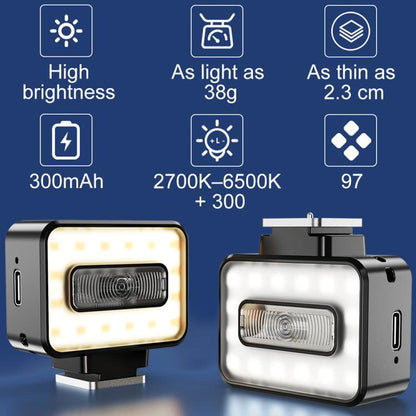 Desiontal F03 Mini On-Camera Flash Light Speedlite for Mirrorless Cameras, F03