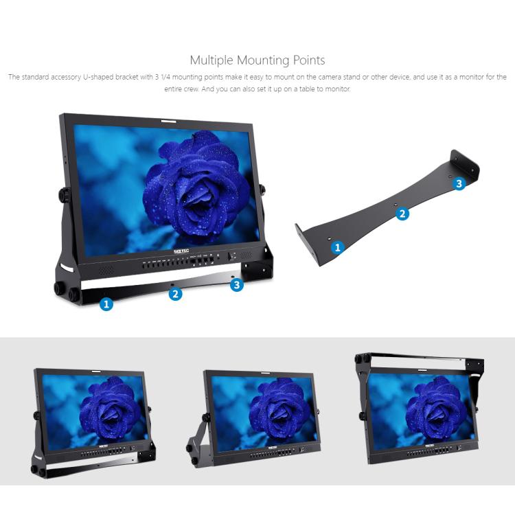 SEETEC P238-9HSD 23.8 inch 3G-SDI 4K HDMI Pro Broadcast LCD Monitor IPS Full HD 1920x1080 Monitor, P238-9HSD
