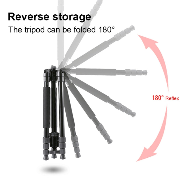 TRIOPO M2508 Multifunction Adjustable 4-Section Portable Aluminum Alloy Tripod Monopod with D-2A Ball Head for SLR Camera, M2508+D2A