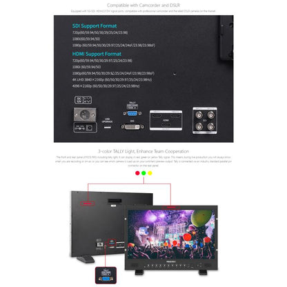 SEETEC P215 PRO 21.5 inch 1000nit High Bright Broadcast Monitor Full HD 1920x1080Monitor, P215 PRO