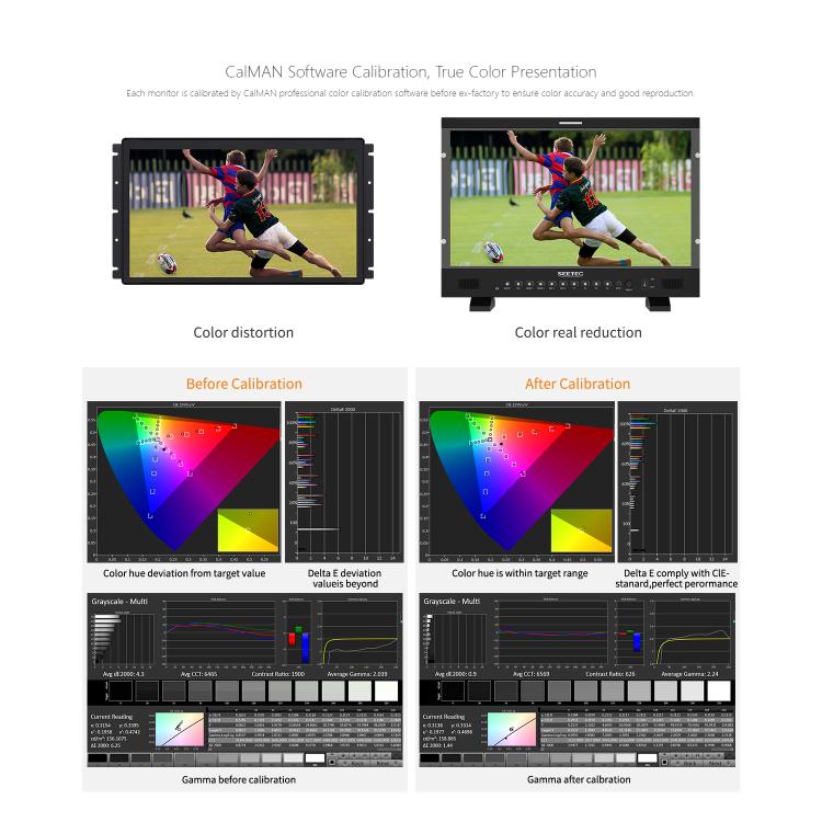 SEETEC P215 PRO 21.5 inch 1000nit High Bright Broadcast Monitor Full HD 1920x1080Monitor, P215 PRO