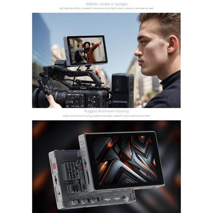 FEELWORLD S7 7 inch 12G SDI HDMI2.0 Camera Field Monitor High Brightness1600nit Touchscreen Monitor, S7