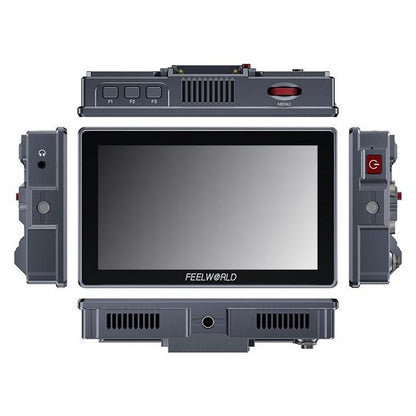 FEELWORLD H5 5.5 inch 12G SDI HDMI 2.0 Camera Field Monitor High Brightness 1200nit Touchscreen Monitor, H5