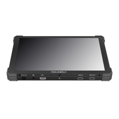 FEELWORLD T10 10.1 inch Aluminium DSLR Camera Field Monitor Touch Screen 4K HDMI Monitor, T10