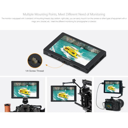 FEELWORLD F7 PLUS 7 inch DSLR Camera Field Monitor Touch Screen 4K HDMI High Brightness 1200nit Monitor, F7 PLUS
