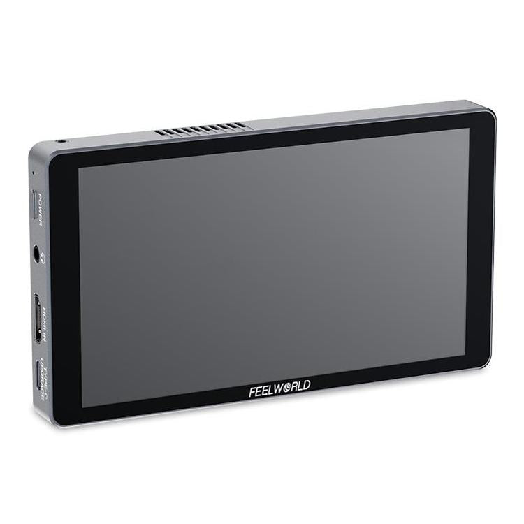 FEELWORLD P6XL 6.0 inch Aluminium Built-in Battery DSLR Camera Field Monitor Touch Screen 4K HDMI High Brightness 1200nit Monitor, P6XL