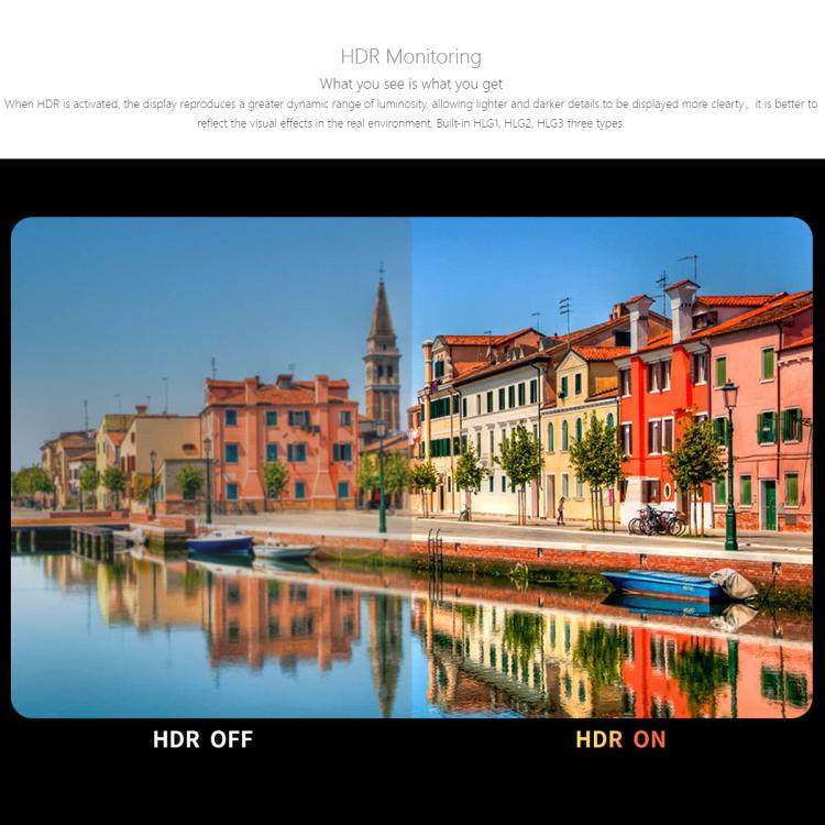 FEELWORLD P6XL 6.0 inch Aluminium Built-in Battery DSLR Camera Field Monitor Touch Screen 4K HDMI High Brightness 1200nit Monitor, P6XL