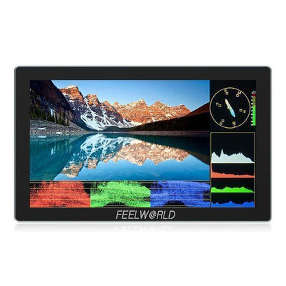 FEELWORLD P6X 5.5 inch Aluminium DSLR Camera Field Monitor Touch Screen 4K HDMI High Brightness 1000nit Monitor, P6X