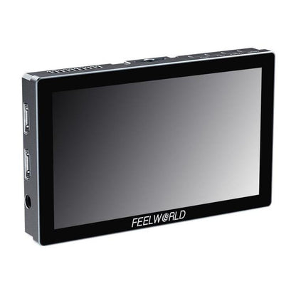 FEELWORLD P6X 5.5 inch Aluminium DSLR Camera Field Monitor Touch Screen 4K HDMI High Brightness 1000nit Monitor, P6X