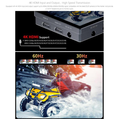 FEELWORLD P6X 5.5 inch Aluminium DSLR Camera Field Monitor Touch Screen 4K HDMI High Brightness 1000nit Monitor, P6X