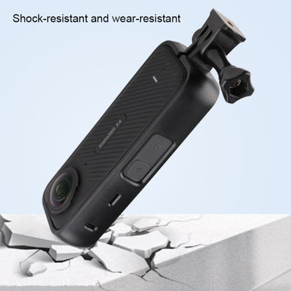 For Insta360 X4 PC Plastic Protective Frame with PC Lens Cover Guard, Frame with PC Lens Cover