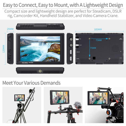 FEELWORLD FW279S 1920×1200 HDMI 7 inch Camera Field Monitor, FW279S