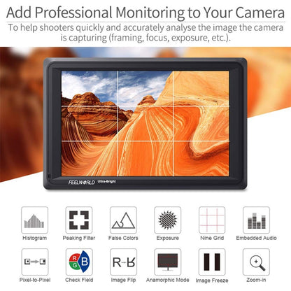 FEELWORLD FW279S 1920×1200 HDMI 7 inch Camera Field Monitor, FW279S