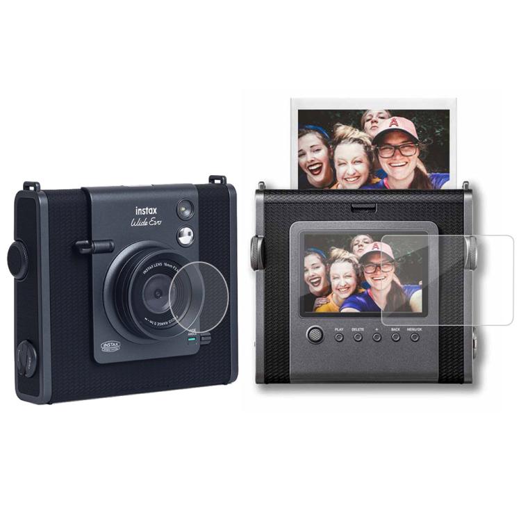 For FUJIFILM instax WIDE Evo Lens Screen Tempered Glass Film