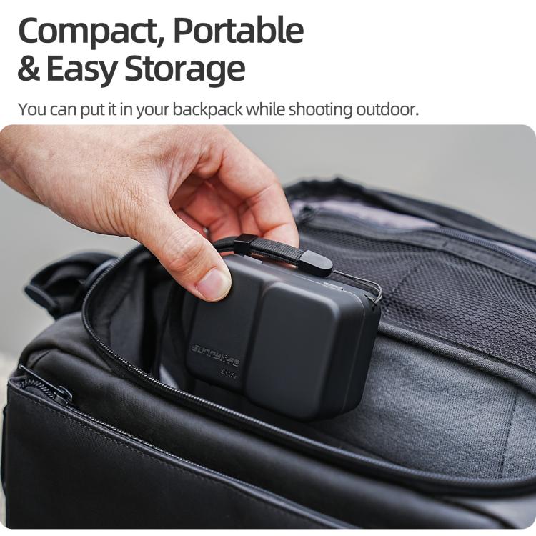 For Insta360 Ace / Ace Pro 2 / 1 Sunnylife Portable Protective Case Shock-proof Dust-proof Storage Box with Lanyard, For Insta360 Ace / Ace Pro 2 / 1