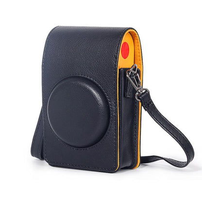 Vertical Full Body Camera Vegan Leather Case Bag with Strap For Kodak MiniShot2 Era MS200, For Kodak MINI SHOT 2 ERA MS200